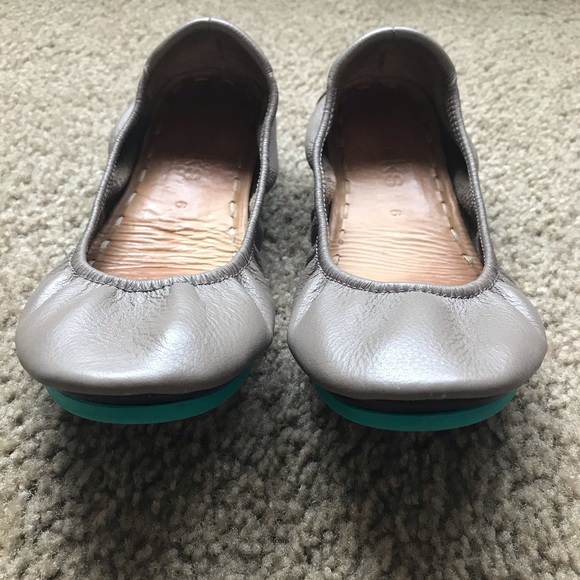 Tieks By Gavrieli, Leather Flats, Taupe Sz 6 - Picture 8 of 12